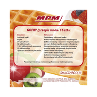 GOFROWNICA MPM MGO-13 DUŻA MOC 1400W 2 GOFRY NON-STICK
