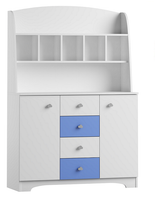 regał dziecięcy CLOUDS N44 komoda z nadstawką dla dziecka 120x47 w.177