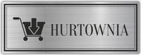 Tabliczka Grawerowana piktogram HURTOWNIA SKLEP