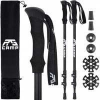 KIJKI TREKKINGOWE składane kije nordic walking do chodzenia w góry RG