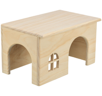 TRIXIE duży domek drewniany świnki morskiej kawii szynszyli gryzoni 28 cm