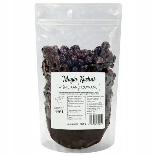 Wiśnie KANDYZOWANE 1kg W SYROPIE wiśnia CAŁA na Arena.pl