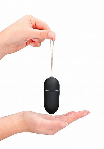 10 Speed Remote Vibrating Egg - Big - Black zdjęcie 9