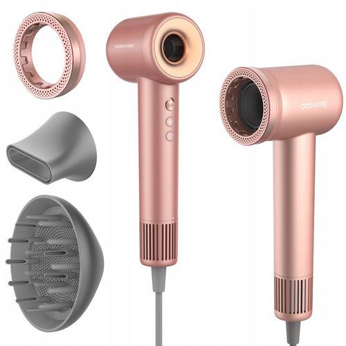 Mocna Suszarka do Włosów COSHARE EssenceRing SuperFlow1 PRO Jonizacja 1600W na Arena.pl