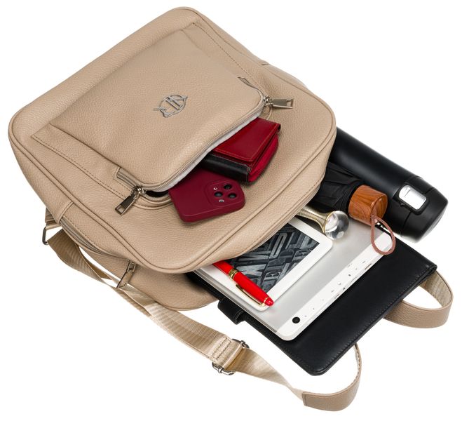 plecak pu r-pl-29601-3660 d.beige zdjęcie 6