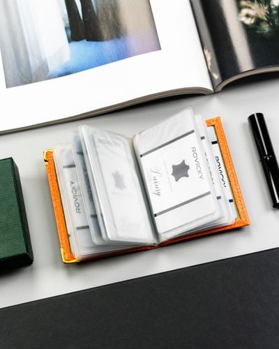 etui na karty skórzane 302-bl-orange na Arena.pl