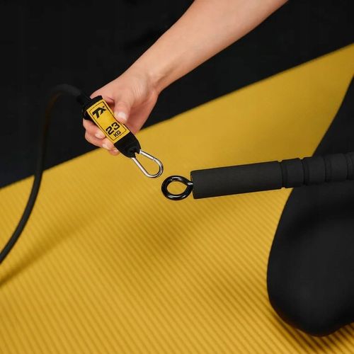 Drążek do ćwiczeń pilatesu kij 4x gumy oporowe ekspandery + etui Trex na Arena.pl