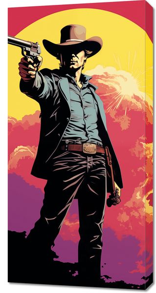 Obraz 50x100cm Strzelec z Epoki zdjęcie 1