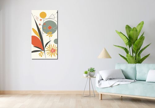 Obraz 50x100cm Geometryczny Ogród na Arena.pl