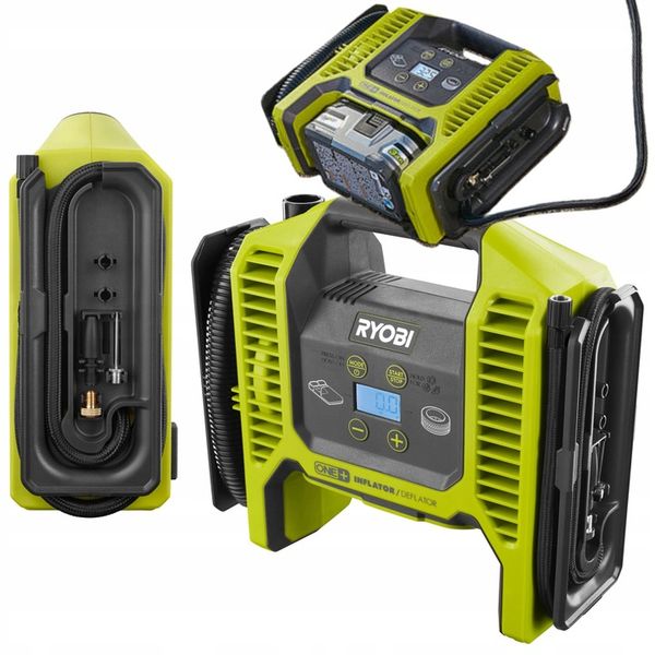 RYOBI KOMPRESOR POMPKA AKUMULATOROWA PROGRAMOWALNY INTERFEJS R18MI-0 18V zdjęcie 7