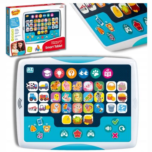 Smily Play Interaktywny edukacyjny tablet dla dzieci smart Zwierzątka na Arena.pl