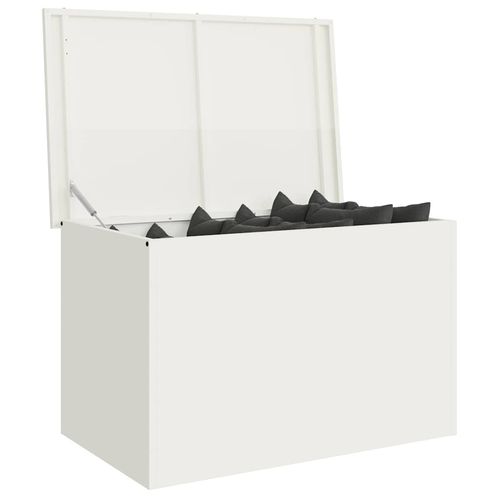 Skrzynia do przechowywania na zewnątrz Biały 80 x 50.5 x 50 cm na Arena.pl