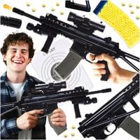 KARABIN NA KULKI MASZYNOWY SNAJPERSKI PLASTIKOWE LUNETA LASER AUTOMATYCZNY