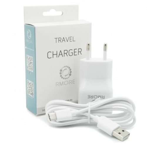 Ładowarka sieciowa biała 2A + kabel USB TYP C na Arena.pl