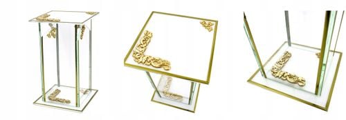 Ekskluzywny znicz szklany złoto biały PERSONALIZOWANY GRAWER dla SZWAGIERKI na Arena.pl