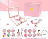 Zestaw Do Robienia Bransoletek Naszyjników Kreatywny Dla Dzieci Charms Diy