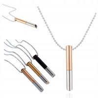 NASZYJNIK GWIZDEK UWALNIA STRES RZUCANIE PALENIA DWUKOLOROWY RÓŻOWE ZŁOTO