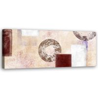 Obraz na płótnie, Abstrakcja Koło 90x30