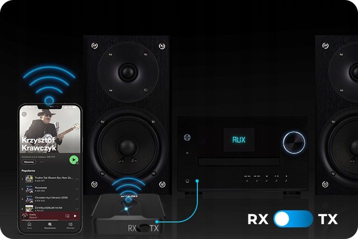 ODBIORNIK NADAJNIK BLUETOOTH DO TELEWIZORA WIEŻY zdjęcie 9