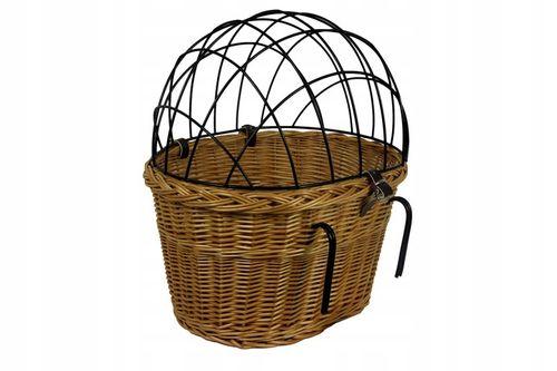 KOSZ na rower KOSZYK wiklinowy z kratką dla psa na Arena.pl