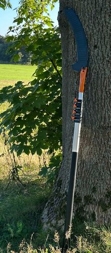 Piła do Gałęzi Drzew Teleskopowa 5,5mb Ręczna Stalowe Ostrze + na Arena.pl