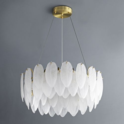 Lampa wisząca PIUMA biała 60 cm na Arena.pl