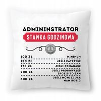 Dla Administratora Poduszka Na Urodziny Na Prezent Z Nadrukiem Ze Zdjęciem