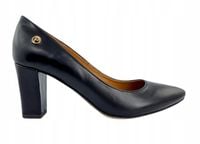Prestige 868/OBL K-Lico czółenka czarne skóra eleganckie r.37