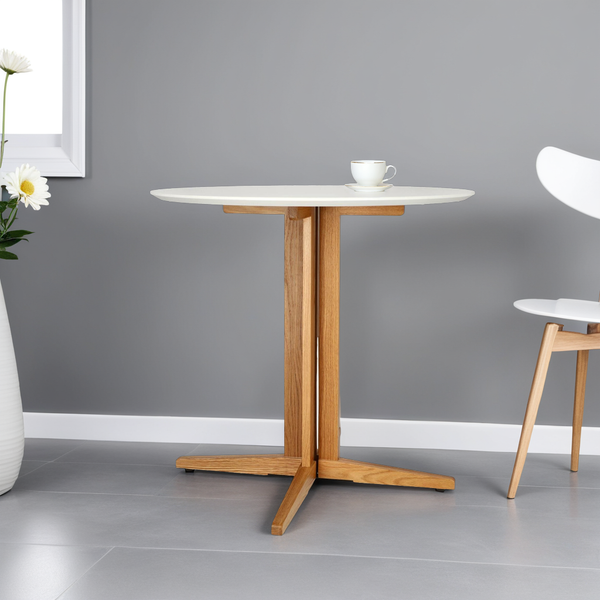 Stół Mauro 80cm dąb naturalny zdjęcie 2