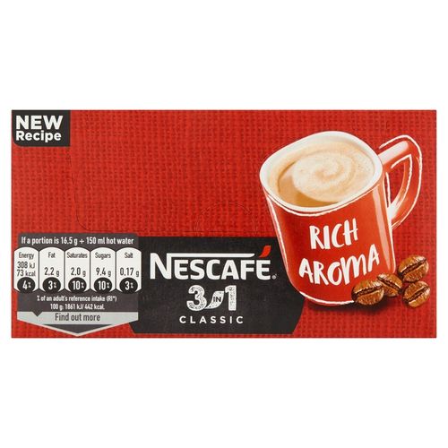 KAWA w SASZETKACH Nescafé 3w1 Classic 28 szt x 16,5 g w KARTONIE na Arena.pl