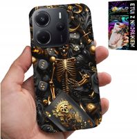 ETUI DO XIAOMI NOTE 14 4G - KRÓL POKER KOŚCI AS WZORY DLA MEN +SZKŁO