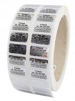 PLOMBA HOLOGRAM SECURITY VOID 20*10 mm - 1000 szt