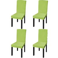 Elastyczne pokrowce na krzesła, 4 szt., zielone