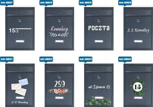 METALOWA ORYGINALNA SKRZYNKA POCZTOWA na listy POCZTA elegancka NADRUK UV na Arena.pl