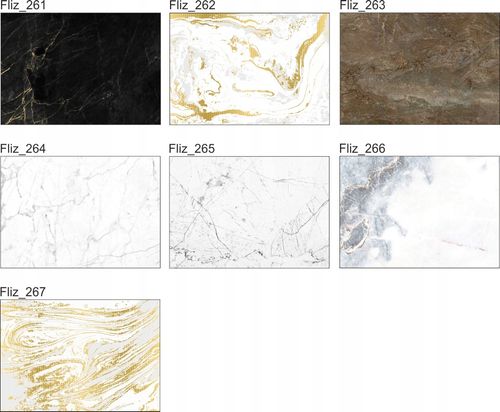 OBRAZ marmur złoty srebrny linie kamień 120x80 na Arena.pl