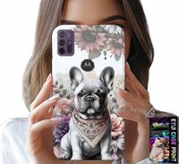 ETUI DO MOTOROLA MOTO G10 POWER - BULDOG BULDOGI PIESKI RASY PSÓW PLECKI