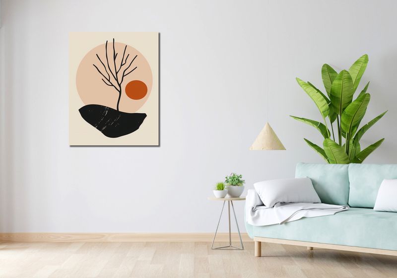 Obraz 70x90cm Nagie Drzewo zdjęcie 2
