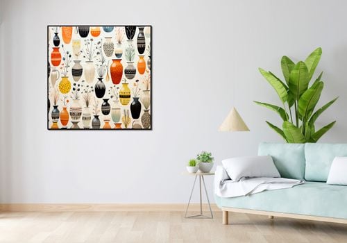 Plakat 100x100cm Symfonia Wazonów na Arena.pl