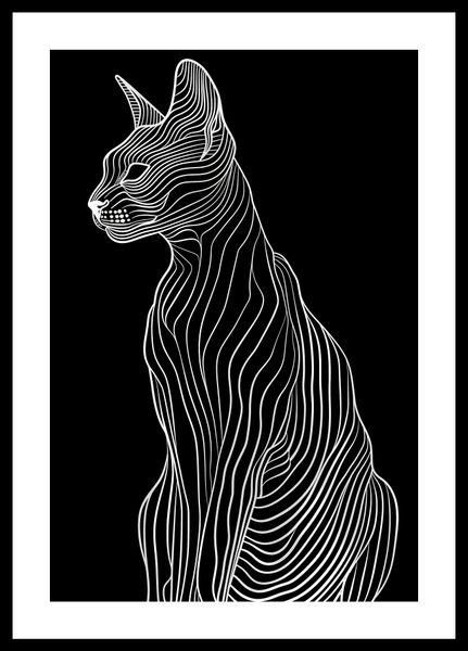 Plakat 30x45cm Minimalny Kontur zdjęcie 3