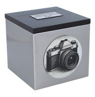 Urna dla fotografa urna z aparatem fotograficznym Tabliczka / Tak