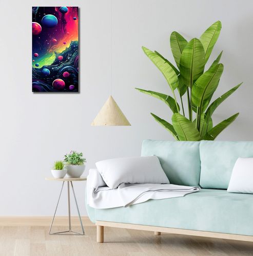Obraz 30x60cm Kalejdoskop Galaktyk na Arena.pl