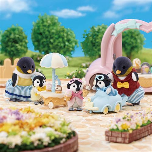 Rodzina pingwinów Sylvanian Families na Arena.pl