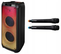 Głośnik przenośny Blaupunkt PB10DB 1000W Karaoke +2x mikrofon bezprzewodowy