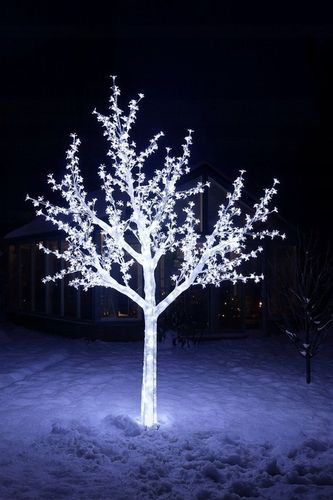 DUŻE ZEWNĘTRZNE DRZEWKO LED AKRYL BIAŁE ZIMNE 180CM FLASH kwiat wiśni na Arena.pl