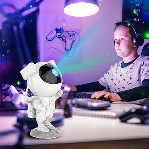 PROJEKTOR GWIAZD NIEBA DLA DZIECI RZUTNIK LED LAMPKA NOCNA ASTRONAUTA PILOT na Arena.pl