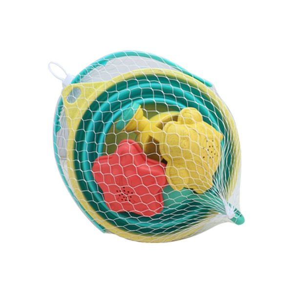 wiaderko do piaskownicy z zabawkami - zielone zdjęcie 4