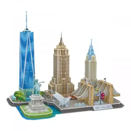 Puzzle 3D 123 elementy. City Line. Nowy Jork na Arena.pl