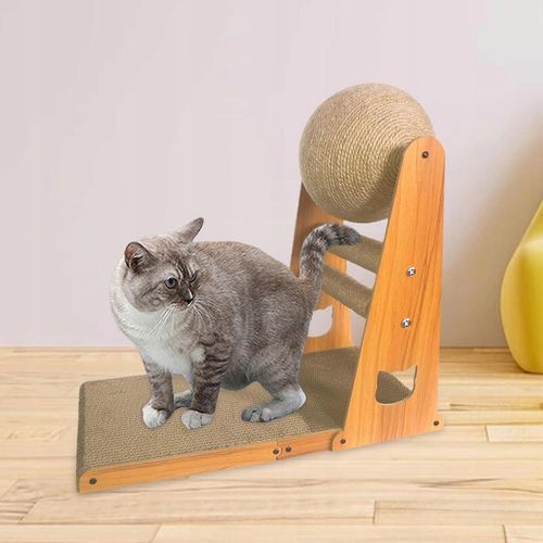 Drapak dla kota zabawka ruchoma kula do drapania 35 x 20 x 39 (F093) na Arena.pl