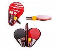 2X ZESTAW PING PONG W POKROWCU RAKIETKI PALETKI PIŁKI