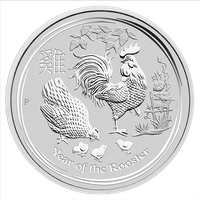 Lunar II: Rok Koguta 1/2 uncji Srebra 2017